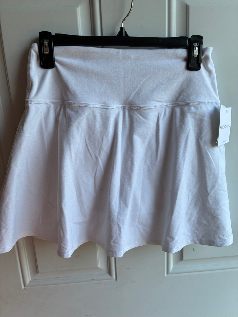 Beyond Yoga White Circle Skirt